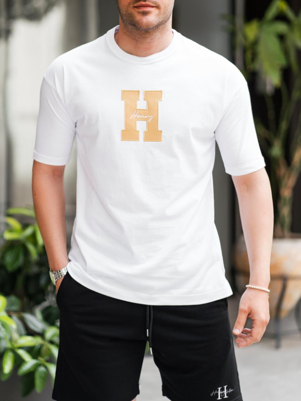HENRY_CLOTHING_GOLD_H_LOGO_TEE-WHITE