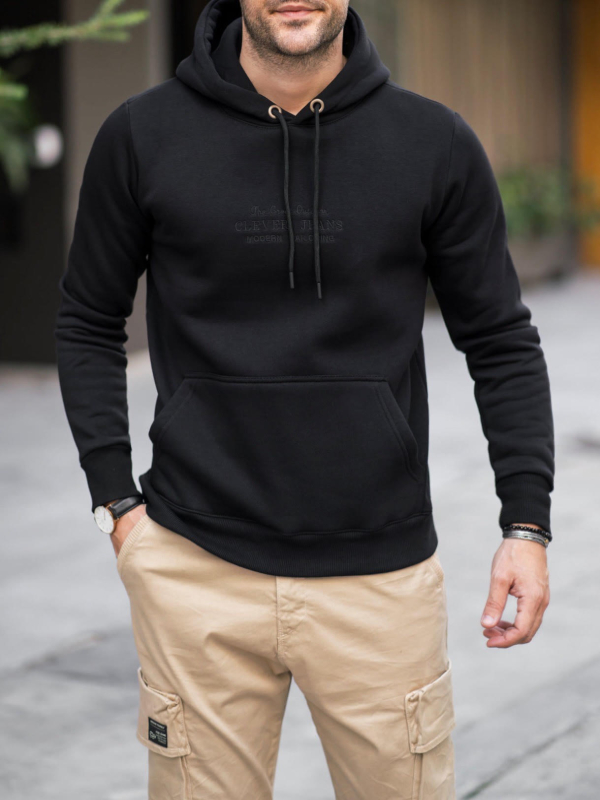 CLEVER_CLOTHING_LOGO_HOODIE-BLACK