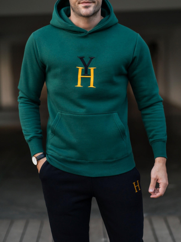 HENRY_CLOTHING_VH_LOGO_HOODIE-GREEN