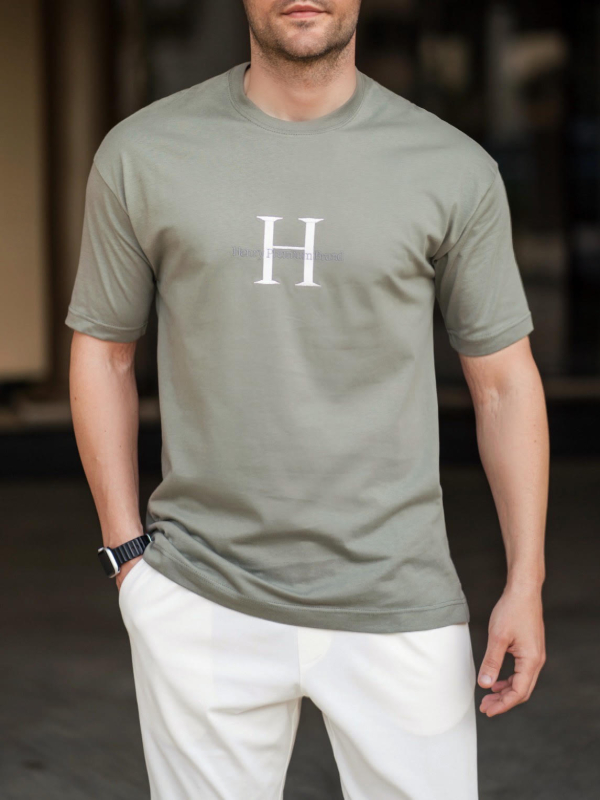 HENRY_CLOTHING_H_LOGO_TEE-KHAKI